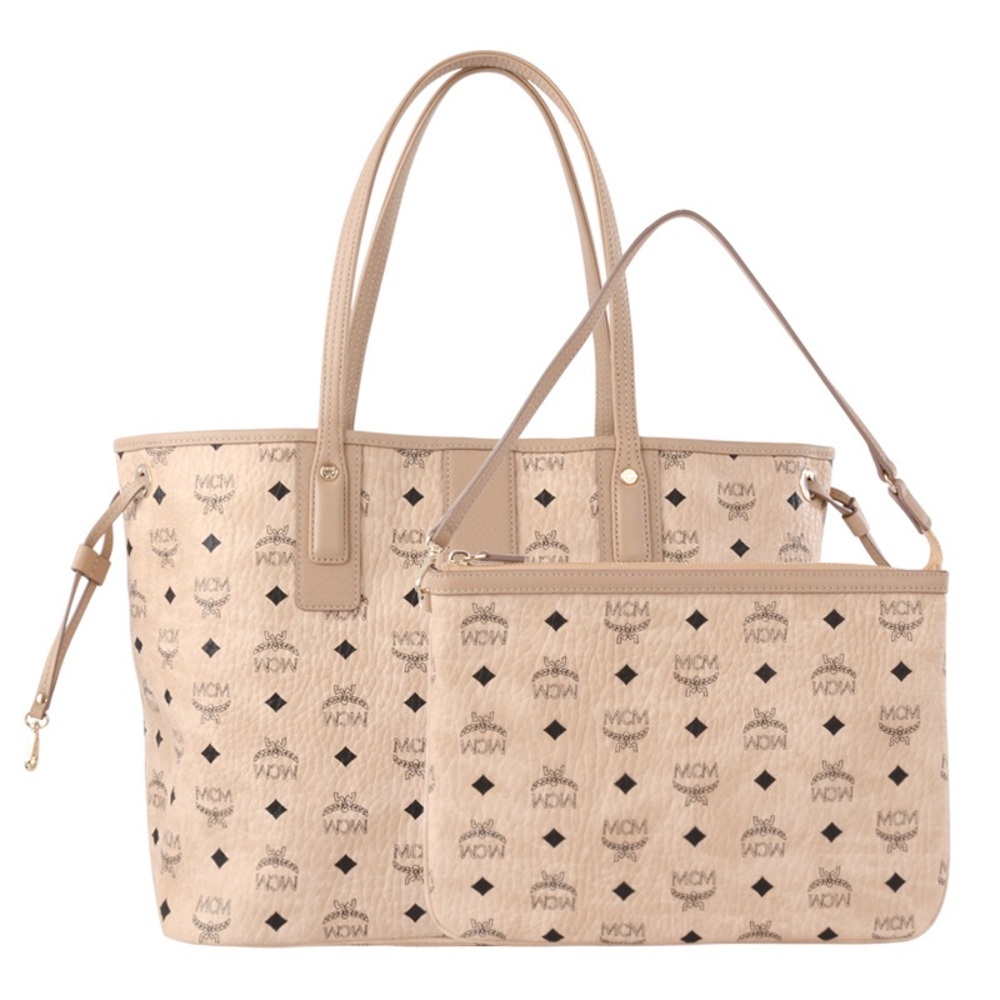 MCM Reversible Medium Liz Shopper in Visetos
